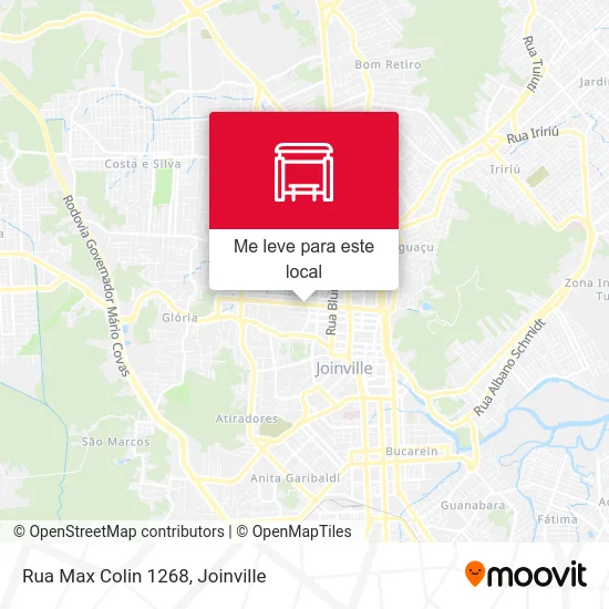 Rua Max Colin 1268 mapa