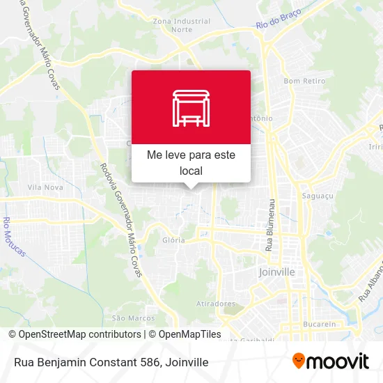 Rua Benjamin Constant 586 mapa