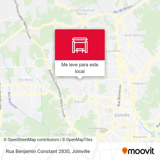 Rua Benjamin Constant 2830 mapa