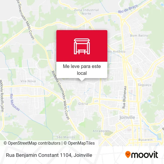 Rua Benjamin Constant 1104 mapa