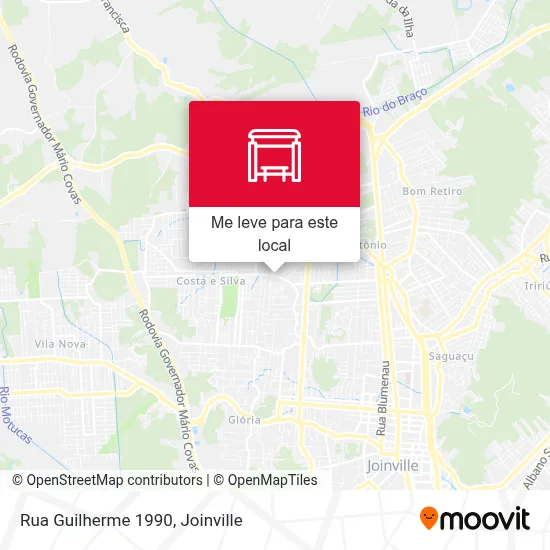 Rua Guilherme 1990 mapa