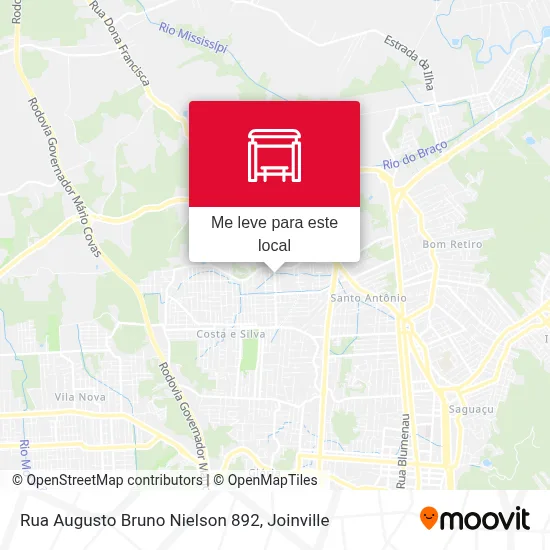 Rua Augusto Bruno Nielson 892 mapa