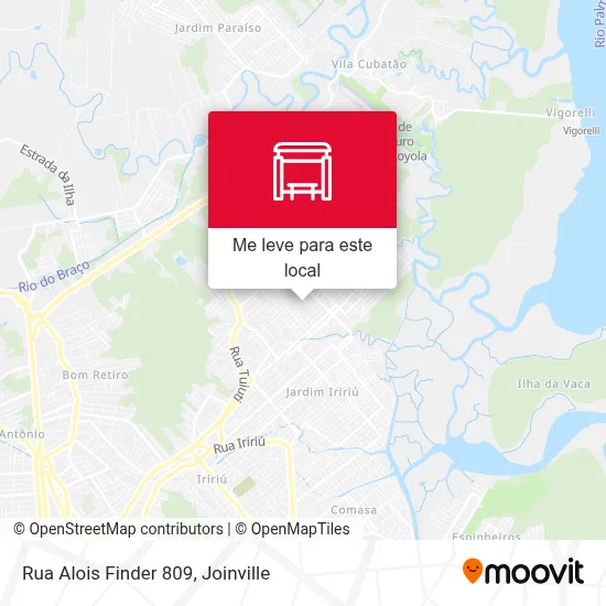 Rua Alois Finder 809 mapa
