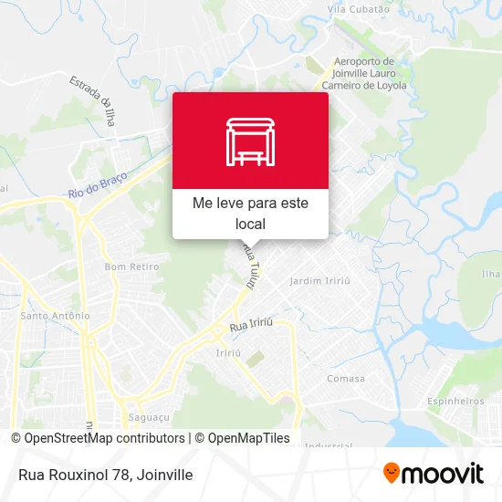 Rua Rouxinol 78 mapa