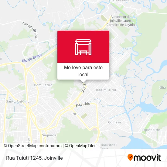 Rua Tuiuti 1245 mapa