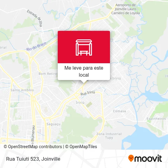 Rua Tuiuti 523 mapa