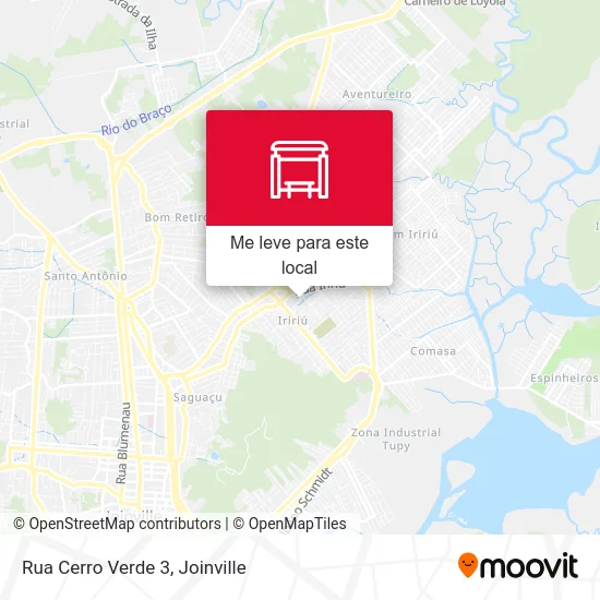 Rua Cerro Verde 3 mapa