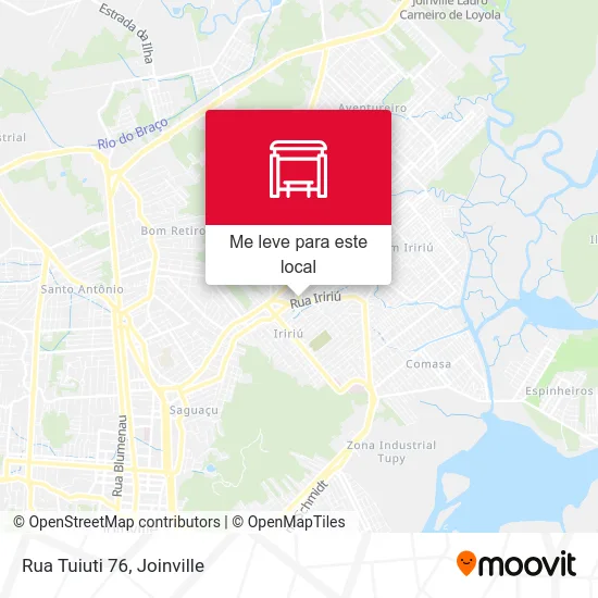 Rua Tuiuti 76 mapa