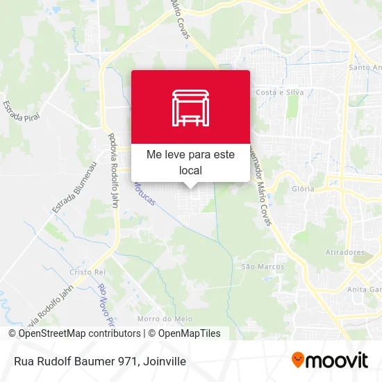 Rua Rudolf Baumer 971 mapa