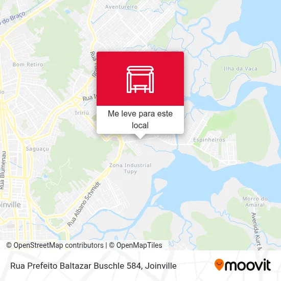 Rua Prefeito Baltazar Buschle 584 mapa