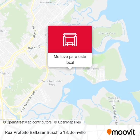 Rua Prefeito Baltazar Buschle 18 mapa