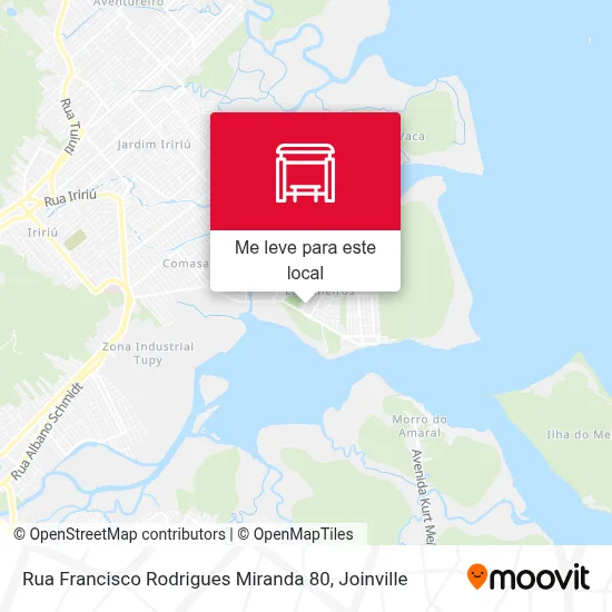 Rua Francisco Rodrigues Miranda 80 mapa