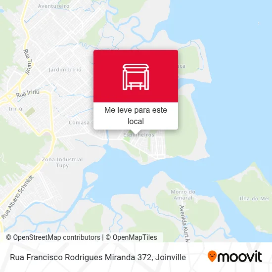 Rua Francisco Rodrigues Miranda 372 mapa
