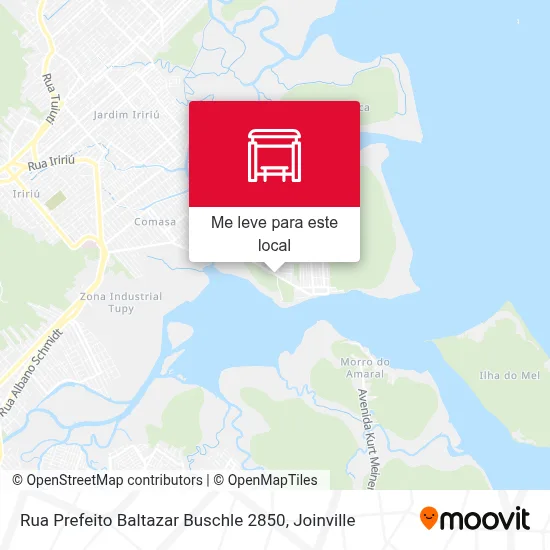 Rua Prefeito Baltazar Buschle 2850 mapa