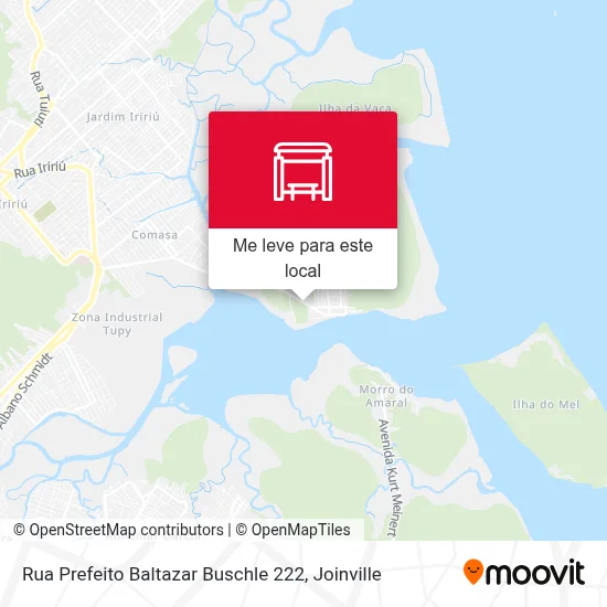 Rua Prefeito Baltazar Buschle 222 mapa