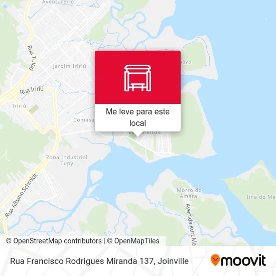Rua Francisco Rodrigues Miranda 137 mapa