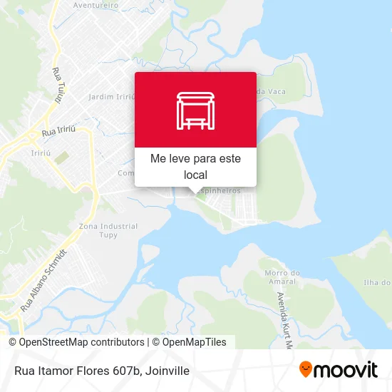 Rua Itamor Flores 607b mapa