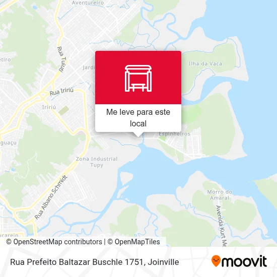 Rua Prefeito Baltazar Buschle 1751 mapa