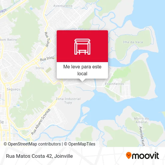 Rua Matos Costa 42 mapa