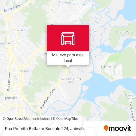 Rua Prefeito Baltazar Buschle 224 mapa