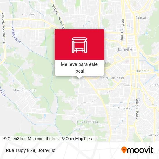 Rua Tupy 878 mapa