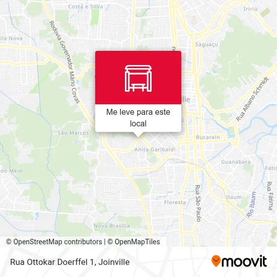 Rua Ottokar Doerffel 1 mapa