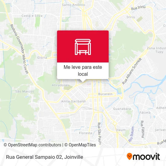 Rua General Sampaio 02 mapa