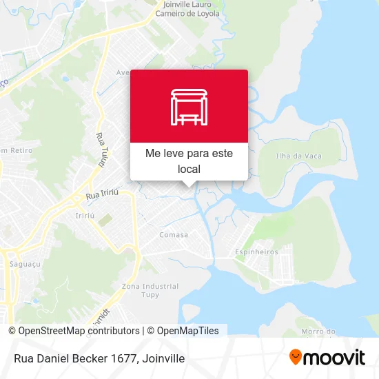 Rua Daniel Becker 1677 mapa