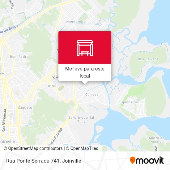 Rua Ponte Serrada 741 mapa