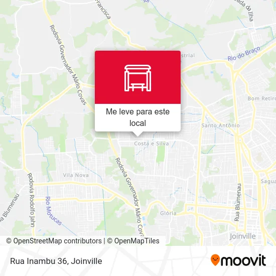 Rua Inambu 36 mapa