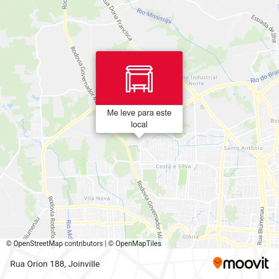 Rua Orion 188 mapa