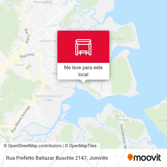 Rua Prefeito Baltazar Buschle 2147 mapa