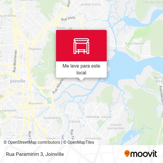 Rua Paramirim 3 mapa