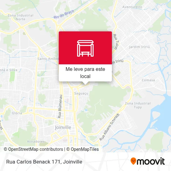 Rua Carlos Benack 171 mapa