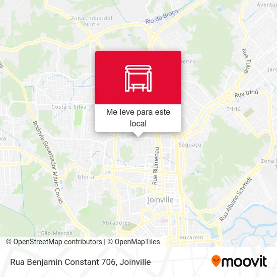 Rua Benjamin Constant 706 mapa