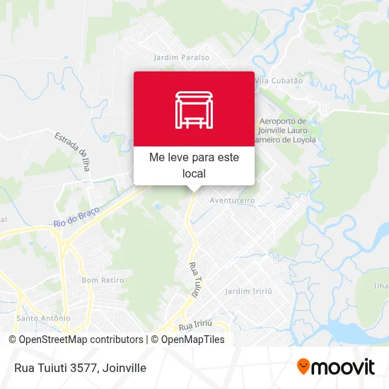 Rua Tuiuti 3577 mapa