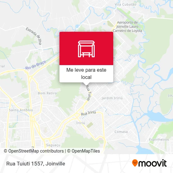 Rua Tuiuti 1557 mapa