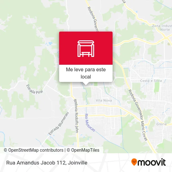 Rua Amandus Jacob 112 mapa