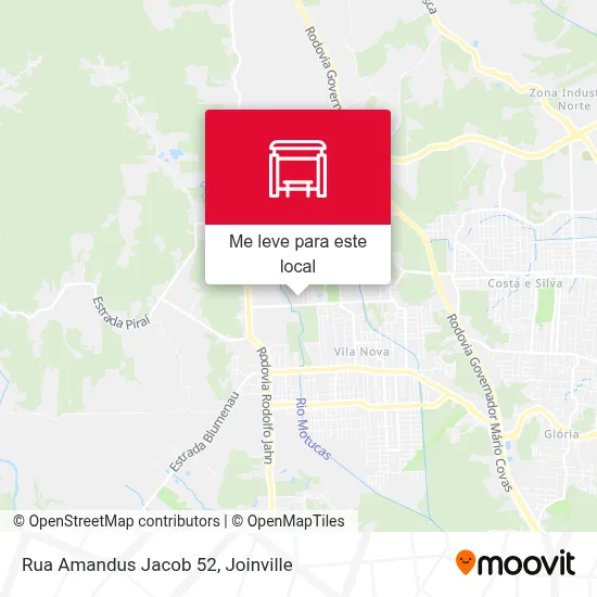 Rua Amandus Jacob 52 mapa