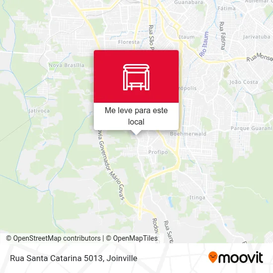 Rua Santa Catarina 5013 mapa