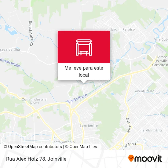 Rua Alex Holz 78 mapa
