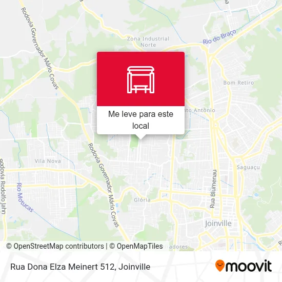 Rua Dona Elza Meinert 512 mapa
