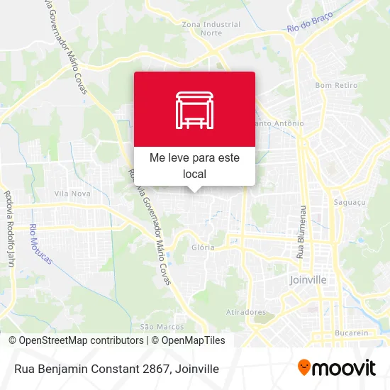Rua Benjamin Constant 2867 mapa