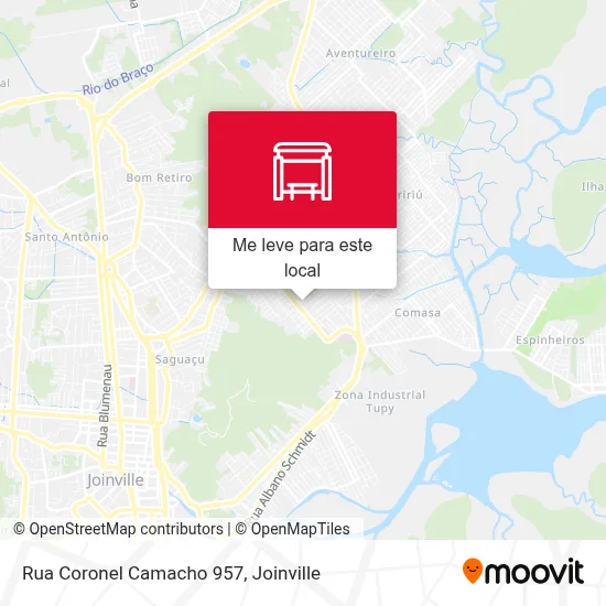 Rua Coronel Camacho 957 mapa