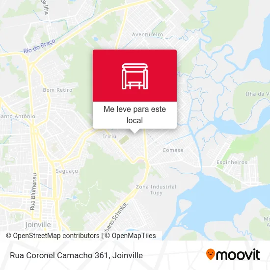 Rua Coronel Camacho 361 mapa