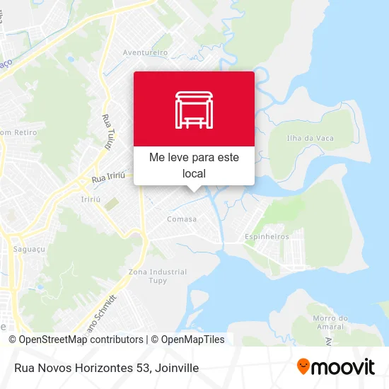 Rua Novos Horizontes 53 mapa