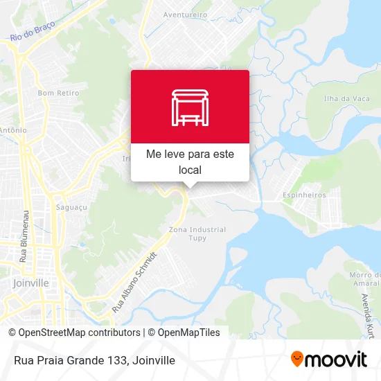 Rua Praia Grande 133 mapa