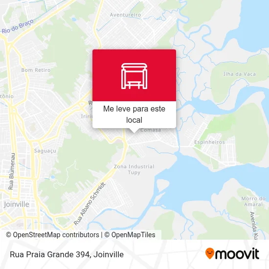 Rua Praia Grande 394 mapa