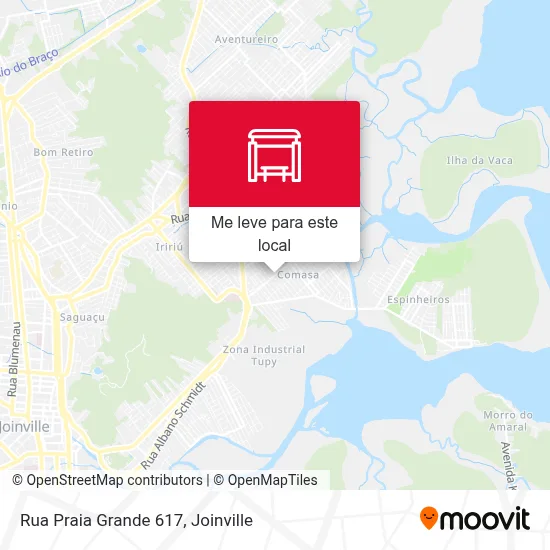 Rua Praia Grande 617 mapa