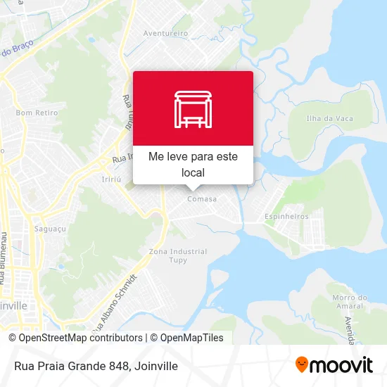 Rua Praia Grande 848 mapa